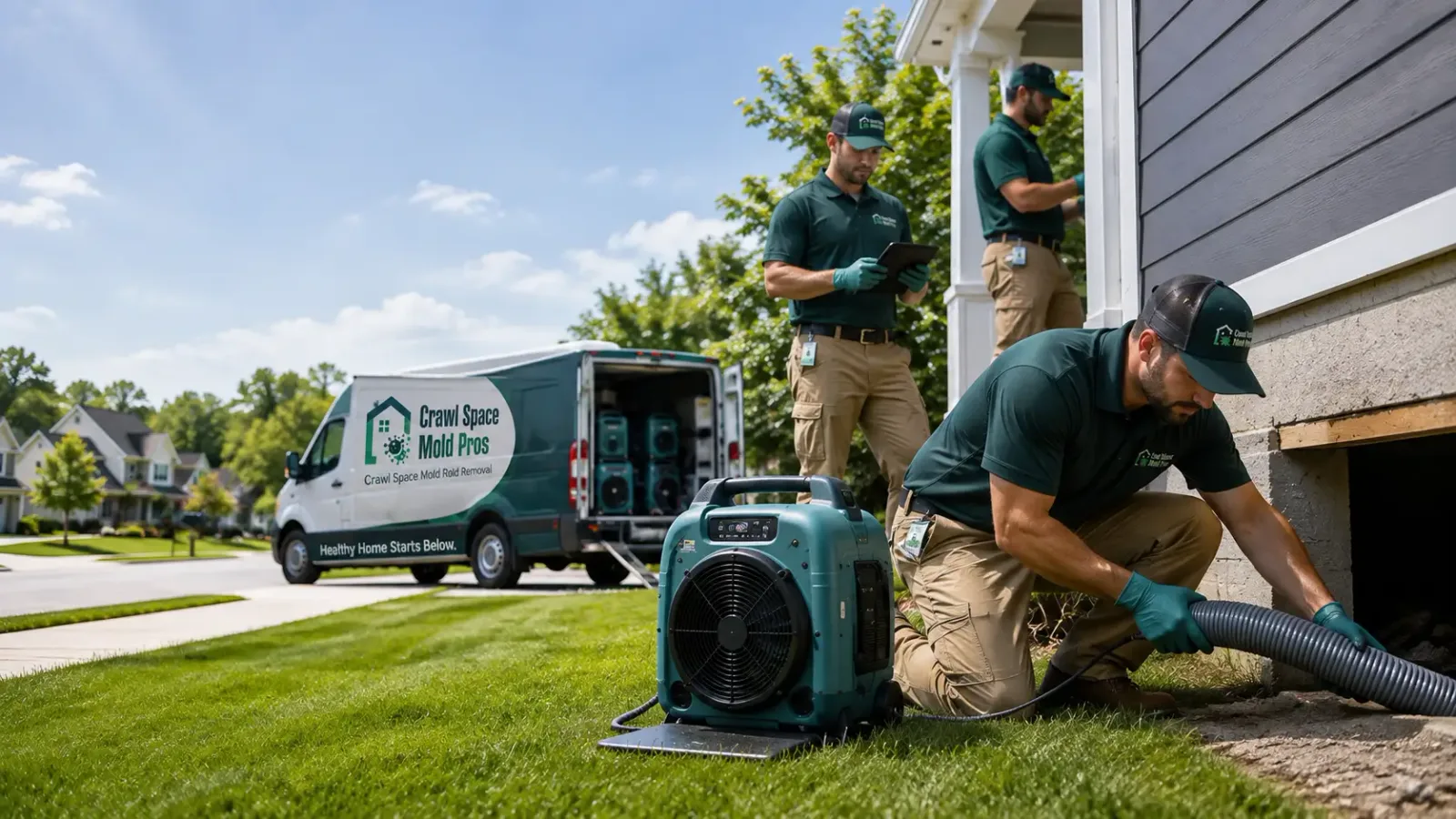 Crawl Space Mold Removal in Fountainville, PA